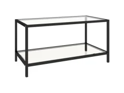 vidaXL Beistelltische 2 Stk. Hartglas Transparent