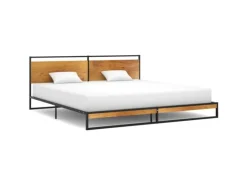 vidaXL Bett Metall 200x200 cm1115645