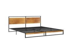 vidaXL Bett Metall 200x200 cm1115645