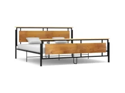 vidaXL Bett Metall 200x200 cm Modell 11115659