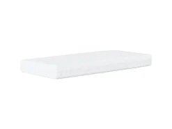 vidaXL Bett mit Matratze Schwarz 90x200 cm Kunstleder Modell 12007232