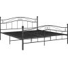 vidaXL Bett Schwarz Metall 180x200 cm Modell 11115684