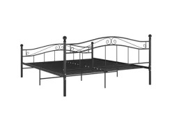 vidaXL Bett Schwarz Metall 180x200 cm Modell 11115684