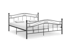 vidaXL Bett Schwarz Metall 180x200 cm Modell 11115684