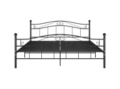 vidaXL Bett Schwarz Metall 180x200 cm Modell 11115684
