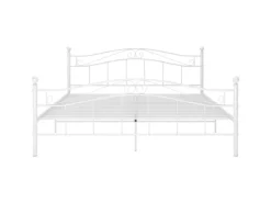 vidaXL Bett Weiß Metall 140x200 cm Modell 11115663