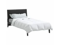 vidaXL Bettdecke Weiß 140 x 220 cm Feder 42007645