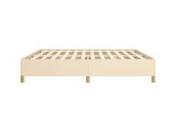vidaXL Bettgestell Creme 200x200 cm Stoff Modell 31366788