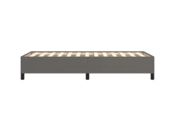 vidaXL Bettgestell Grau 90x190 cm Kunstleder Modell 21370055