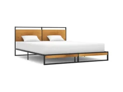 vidaXL Bettgestell Metall 160x200 cm730892