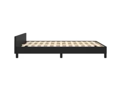 vidaXL Bettgestell mit Kopfteil Schwarz 140x200 cm Kunstleder Modell 11399621