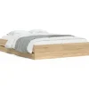 vidaXL Bettgestell mit Schubladen Sonoma-Eiche 140x200cm Holzwerkstoff1957486