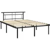vidaXL Bettgestell Schwarz Metall 140x200 cm Modell 5651016