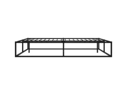 vidaXL Bettgestell Schwarz Metall 180x200 cm Modell 2650998