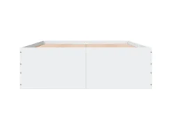 vidaXL Bettgestell Weiß 140x200 cm Holzwerkstoff 3280923