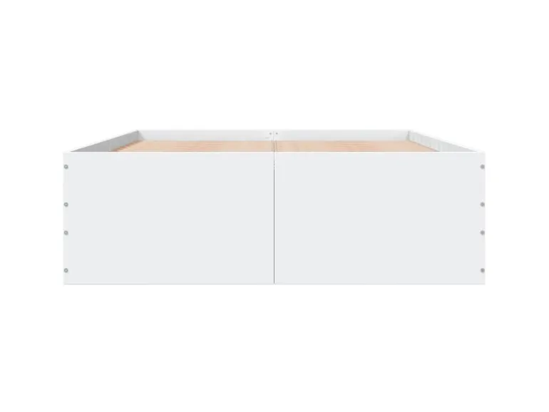 vidaXL Bettgestell Weiß 140x200 cm Holzwerkstoff 3280923