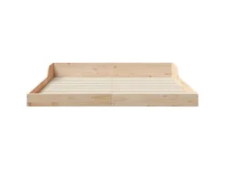 vidaXL Bettrahmen Braun 160 x 200 cm Massives Kiefernholz 873307