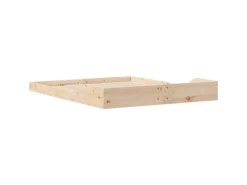 vidaXL Bettrahmen Braun 160 x 200 cm Massives Kiefernholz 873307
