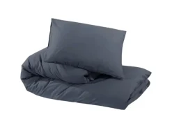vidaXL Bettwäsche-Set Anthrazit 155x220 cm Leichte Mikrofaser 135943
