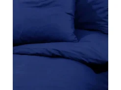 vidaXL Bettwäsche-Set Marineblau 220x240 cm Baumwolle 136147