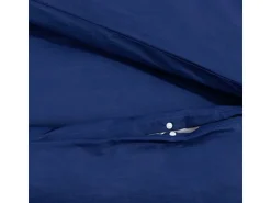 vidaXL Bettwäsche-Set Marineblau 220x240 cm Baumwolle 136147