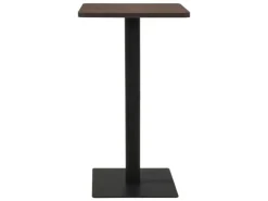 vidaXL BistRotisch Dunkle Esche 50x50x107 cm