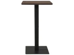 vidaXL BistRotisch Dunkle Esche 60x60x107 cm