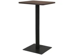 vidaXL BistRotisch Dunkle Esche 60x60x107 cm