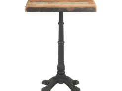 vidaXL BistRotisch 60x60x76 cm Altholz Massiv