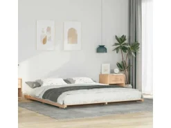 vidaXL Bodenbettgestell Braun 180 x 200 cm Massivholz Kiefer 873061