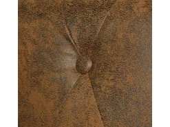 vidaXL Chesterfield-Sofa 2-Sitzer Kunstleder Braun