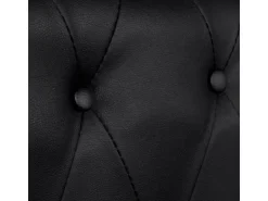 vidaXL Chesterfield-Sofas 2-Sitzer und 3-Sitzer Kunstleder Schwarz