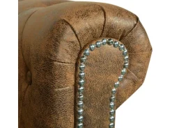 vidaXL Chesterfield-Sofas 2-Sitzer und 3-Sitzer Braun