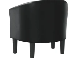 vidaXL Clubsessel Schwarz Kunstleder Modell 2