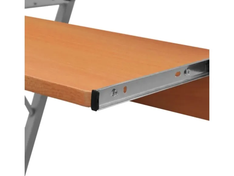 vidaXL Computertisch Computerwagen PC Tisch Bürotisch Laptop auf Rollen Braun 20052