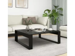 vidaXL Couchtisch Schwarz 100x100x35 cm Holzwerkstoff Modell 1