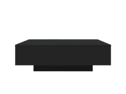 vidaXL Couchtisch Schwarz 100x100x31 cm Holzwerkstoff