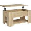 vidaXL Couchtisch Sonoma-Eiche 79x49x41 cm Holzwerkstoff