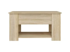 vidaXL Couchtisch Sonoma-Eiche 79x49x41 cm Holzwerkstoff