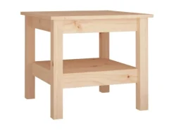 vidaXL Couchtisch 45x45x40 cm Massivholz Kiefer