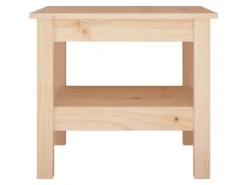 vidaXL Couchtisch 45x45x40 cm Massivholz Kiefer