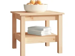 vidaXL Couchtisch 45x45x40 cm Massivholz Kiefer