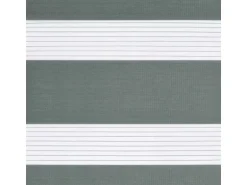 vidaXL Doppelrollo Dunkelgrau 85x200 cm Stoffbreite 80,9 cm Polyester 4014154
