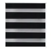 vidaXL Doppelrollo Seitenzug Duo Rollo 100 x 175 cm Schwarz