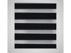 vidaXL Doppelrollo Seitenzug Duo Rollo 100 x 175 cm Schwarz