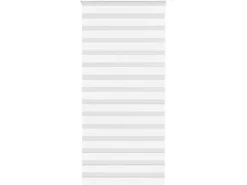 vidaXL Doppelrollo Weiß 100x200 cm Stoffbreite 95,9 cm Polyester 4014781