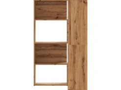 vidaXL Eck-Bücherregal 4 Etagen Artisan-Eiche 85x85x140 Holzwerkstoff