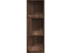 vidaXL Eckregal Braun Eichen-Optik 33x33x100 cm Holzwerkstoff
