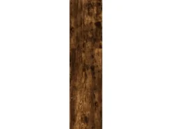 vidaXL Eckregal Räuchereiche 33x33x132 cm Holzwerkstoff