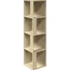 vidaXL Eckregal Sonoma-Eiche 33x33x132 cm Holzwerkstoff